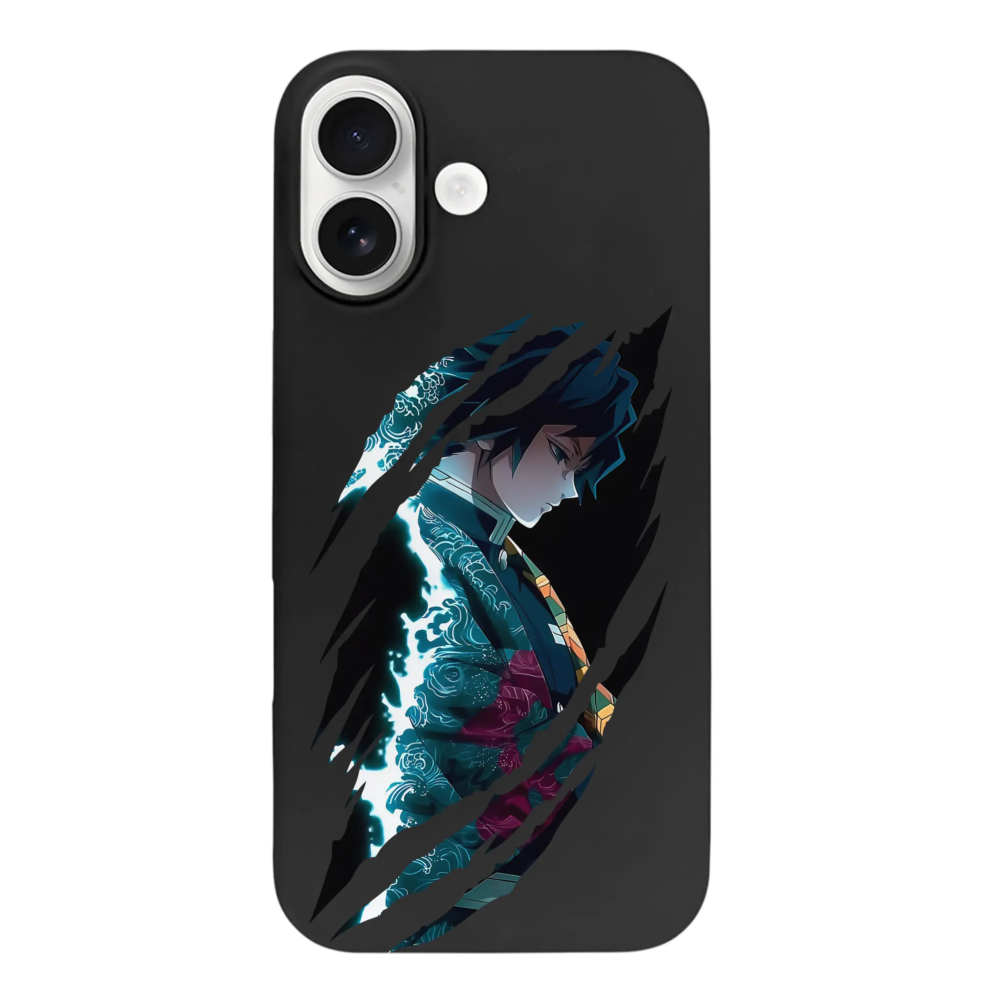 鬼滅の刃 グッズ,冨岡 義勇 - iPhone 17 シリーズ シリコンケース 薄型 耐衝撃 指紋防止 ソフトタッチカバー 精密フィット 傷防止 保護ケース iPhone 17/17 Air/17 Pro/17 Pro Max 対応